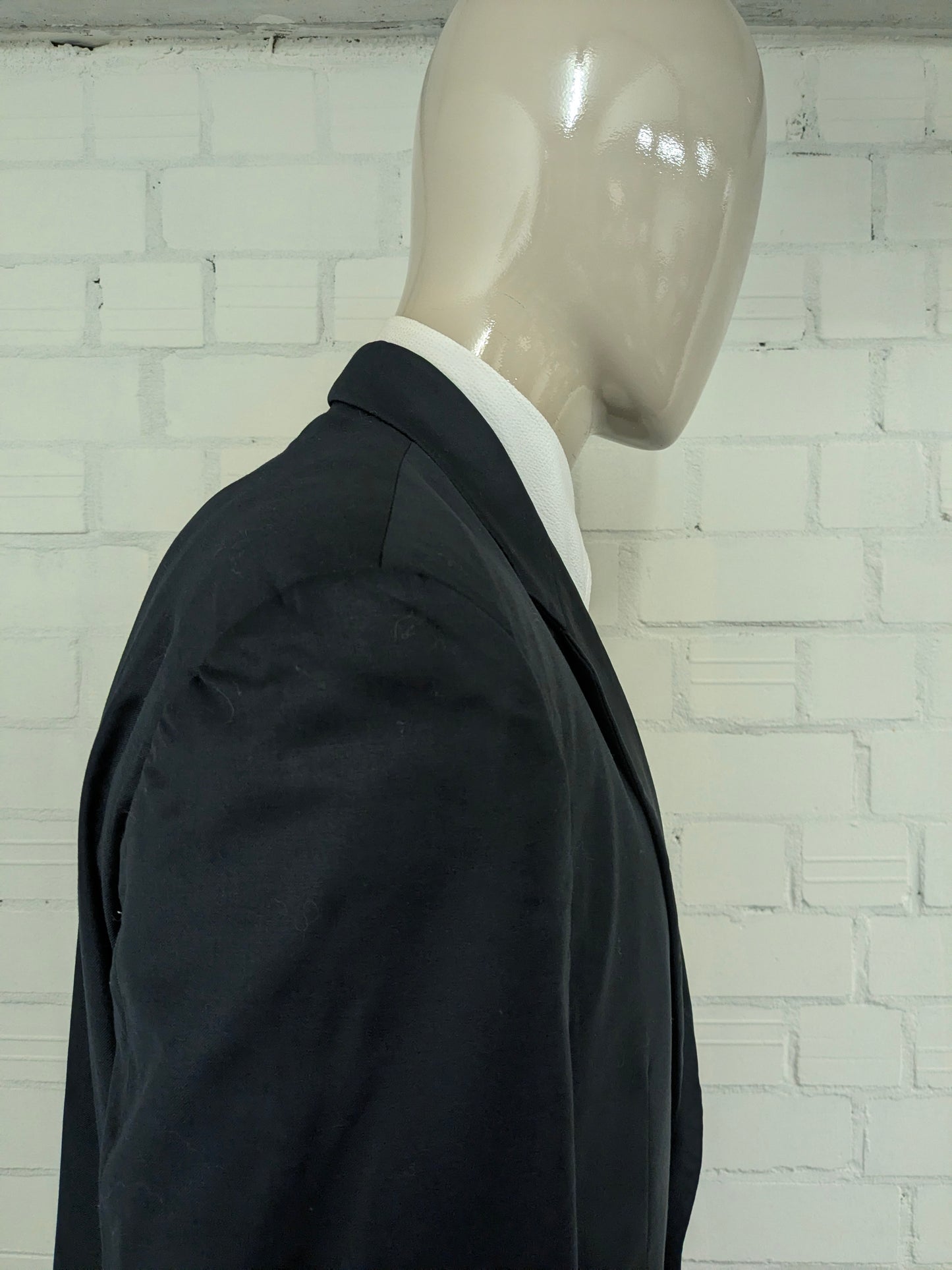 Giacca vintage Lauren Ralph Lauren in lana con bottoni color oro. Colore blu scuro. Taglia 52/L.