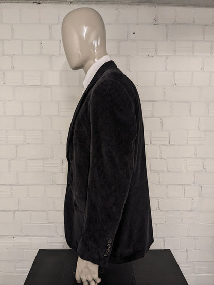 Chaps Ralph Lauren ribcolbert. Dikkere rib. Zwart gekleurd. Maat 56 / XL.