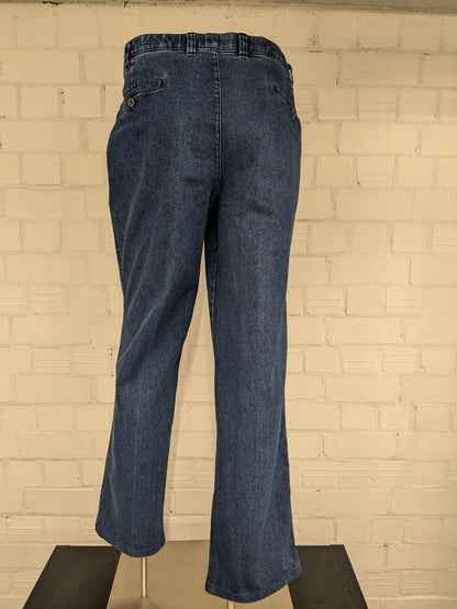 M.E.N.S. jeans broek. Blauw gekleurd. Maat 27 (54 / L).