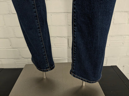 Corneliani ID jeans. Donker Blauw gekleurd. Maat W34 - L36. stretch.