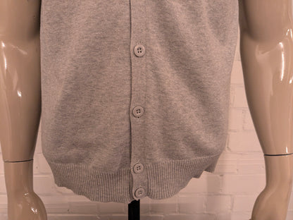 Colores unidos de benetton spencer/chaleco. Gris mixto. Talla L.
