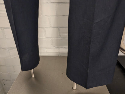 Tommy Hilfiger Tailored kostuum. Grijs Blauw gestreept motief. Maat 52 / L.  super 100's.