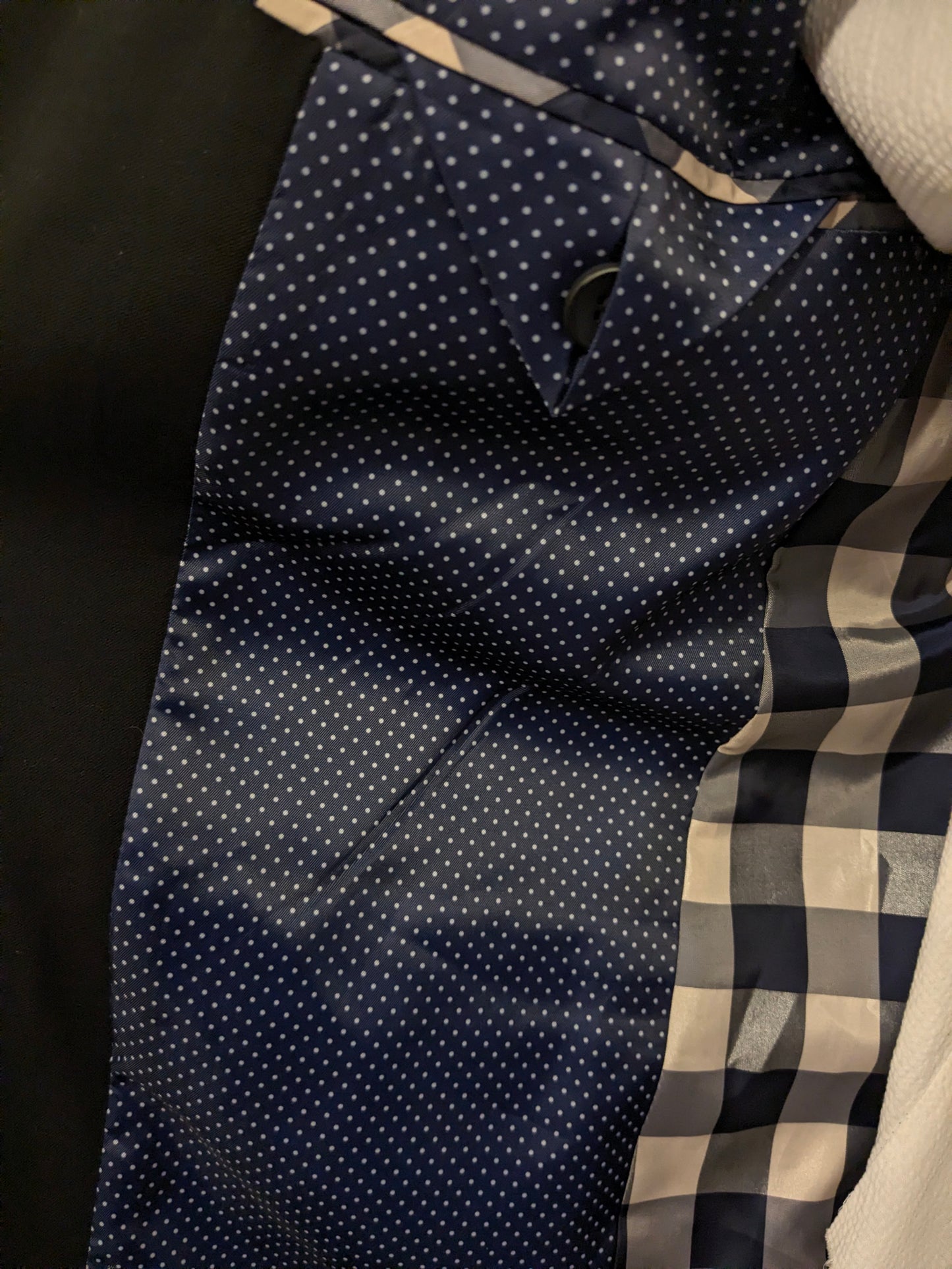 Comfort Wool colbert. Zwart gekleurd. Maat 48 / M.