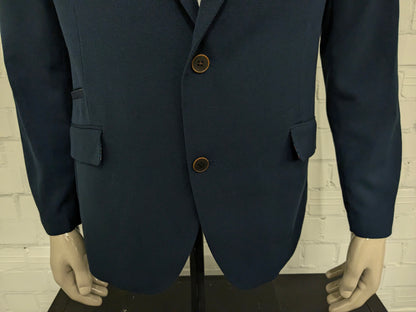 Bartlett colbert. Donker Blauw motief. Maat 27 (54 / L)