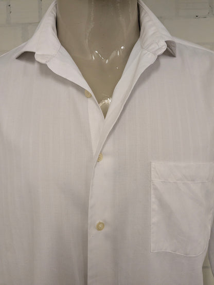Vintage Arrow overhemd. Wit gekleurd. Maat XL. Classic fit.