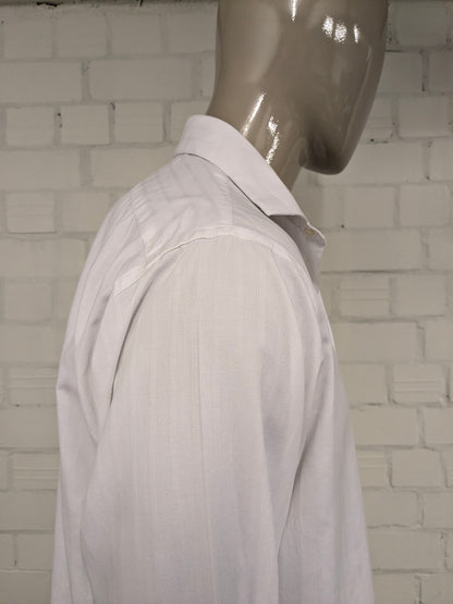 Vintage Arrow overhemd. Wit gekleurd. Maat XL. Classic fit.