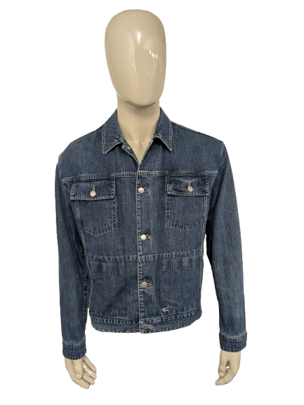 Camel Active jeans / spijker jack. Blauw gekleurd. Maat L.