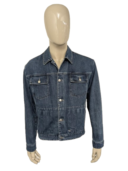 Camel Active jeans / spijker jack. Blauw gekleurd. Maat L.