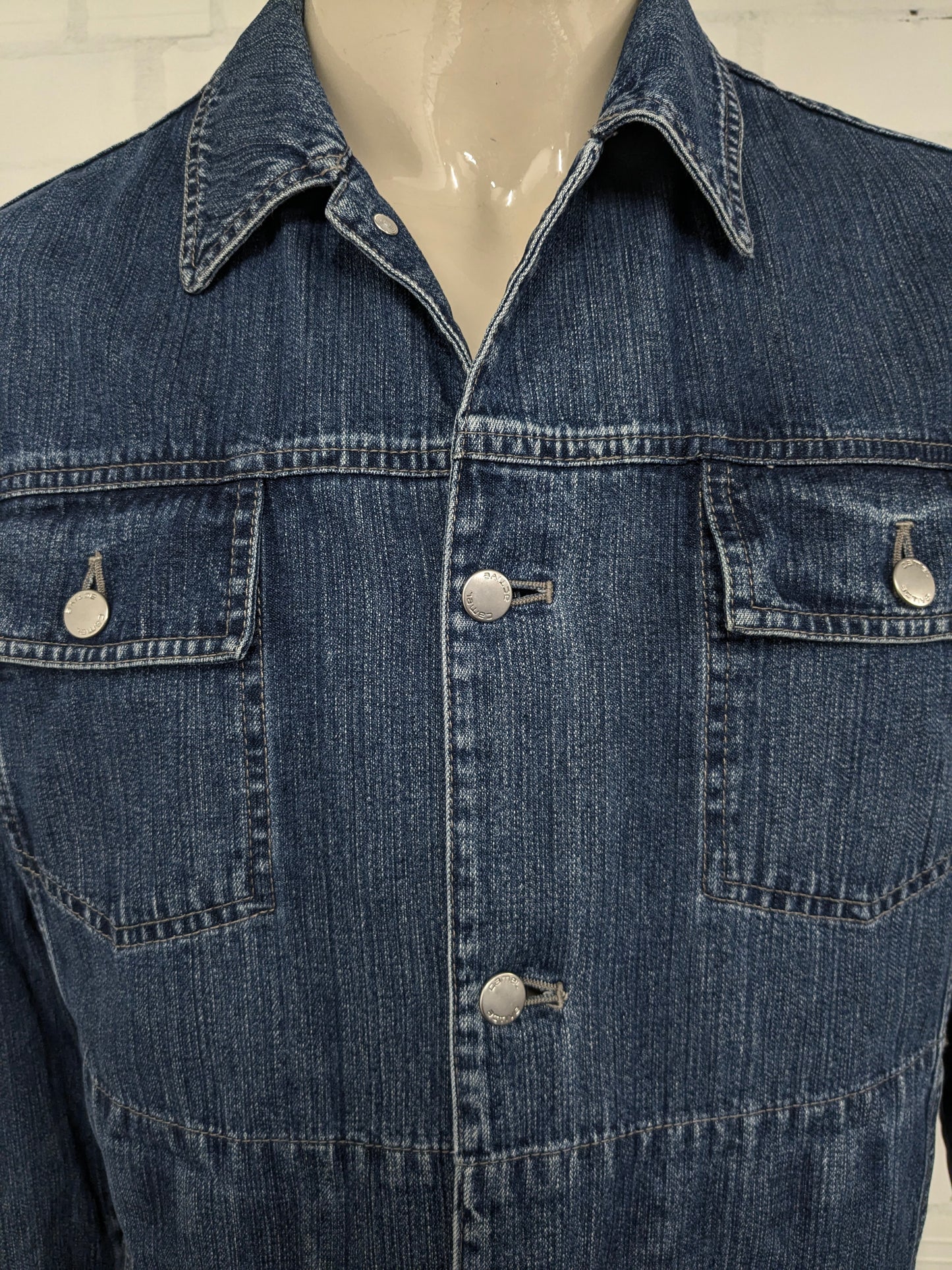 Camel Active jeans / spijker jack. Blauw gekleurd. Maat L.