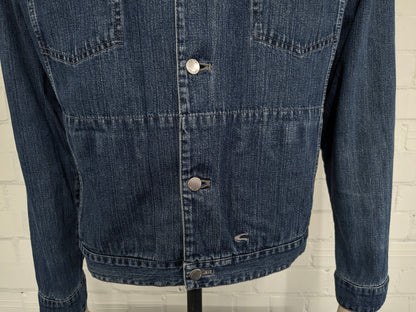 Camel Active jeans / spijker jack. Blauw gekleurd. Maat L.