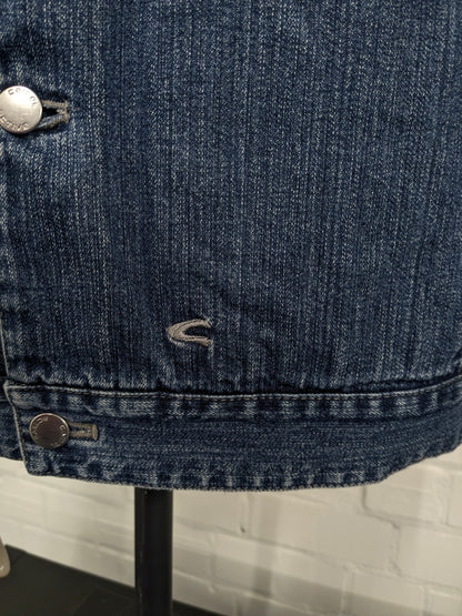 Camel Active jeans / spijker jack. Blauw gekleurd. Maat L.