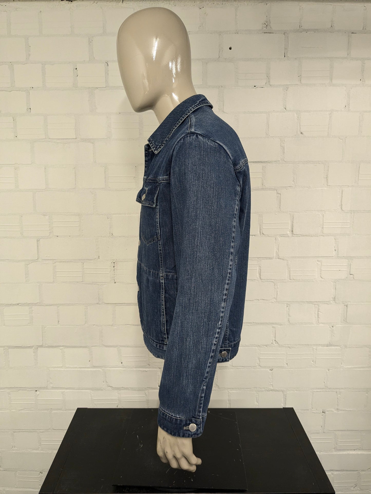 Camel Active jeans / spijker jack. Blauw gekleurd. Maat L.