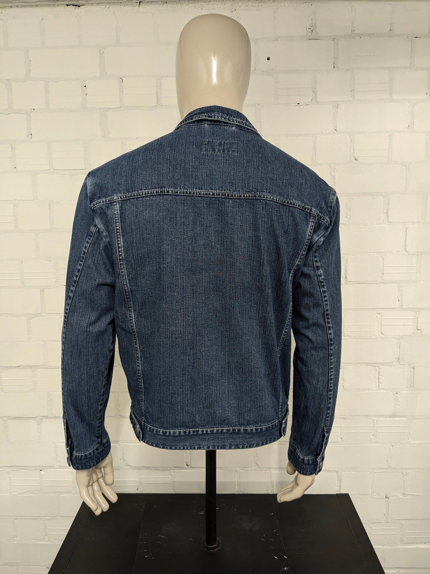 Camel Active jeans / spijker jack. Blauw gekleurd. Maat L.