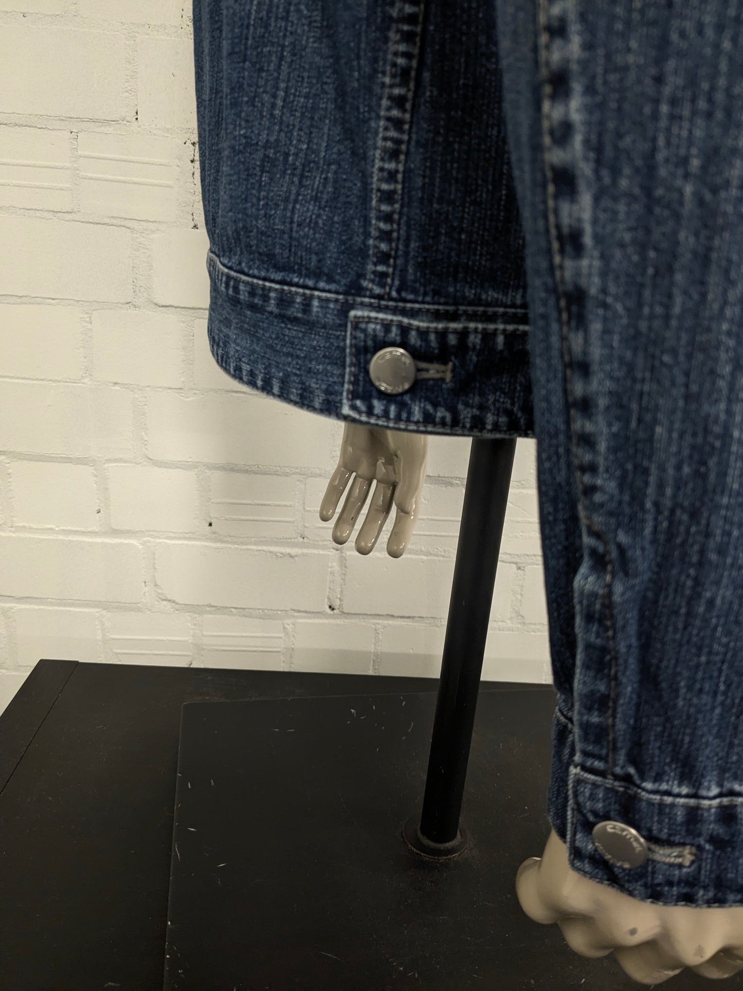 Camel Active jeans / spijker jack. Blauw gekleurd. Maat L.