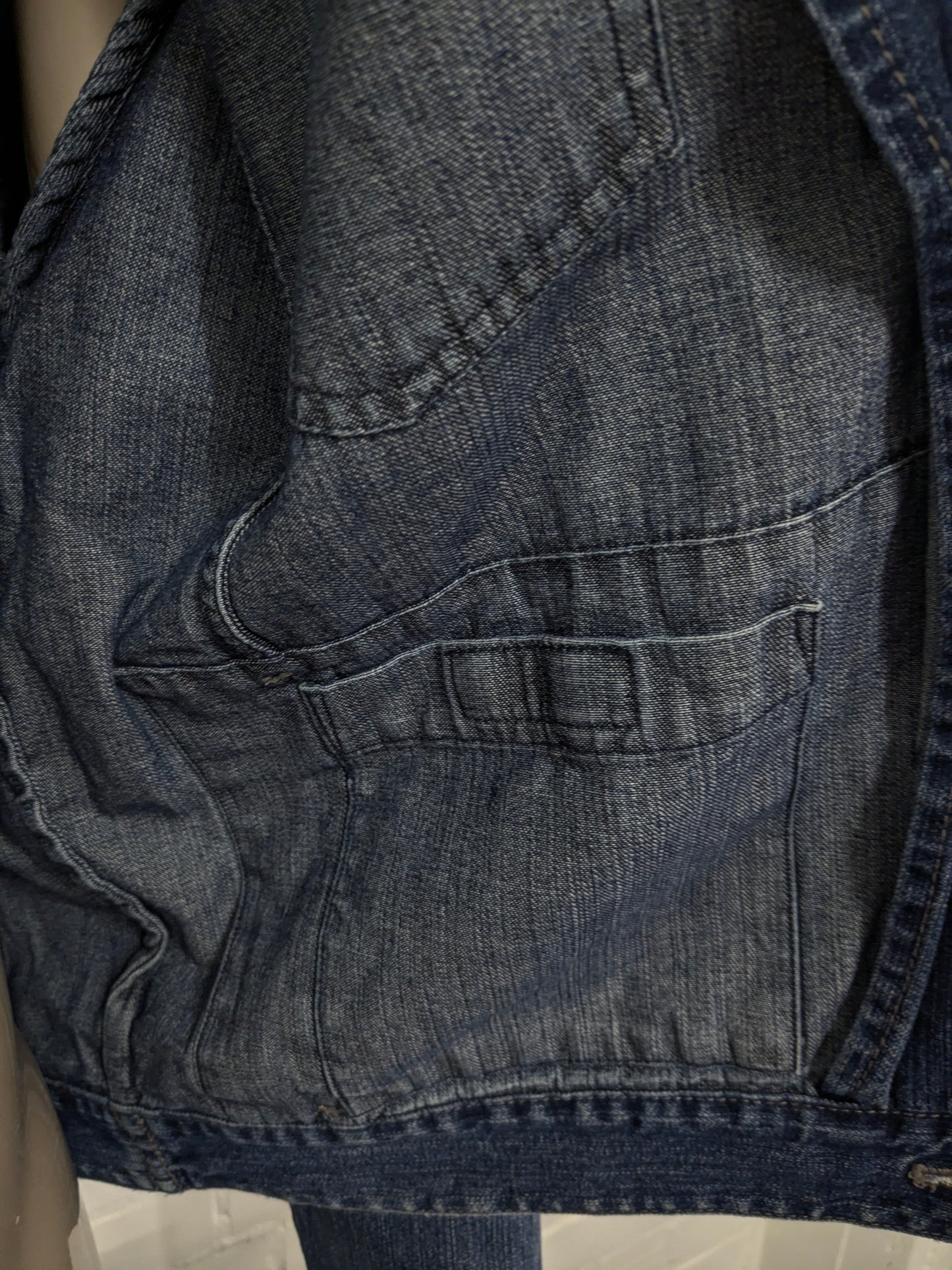 Camel Active jeans / spijker jack. Blauw gekleurd. Maat L.