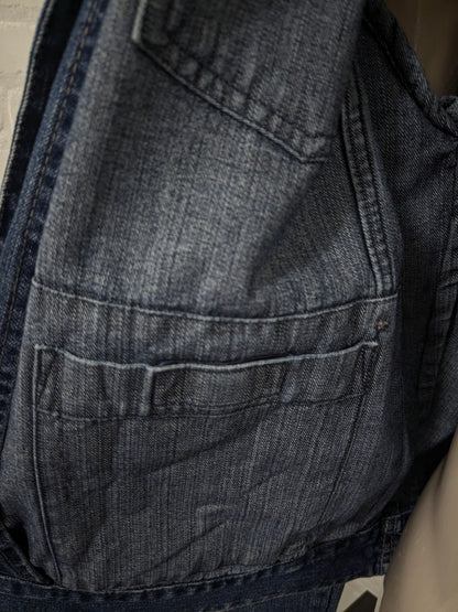 Camel Active jeans / spijker jack. Blauw gekleurd. Maat L.