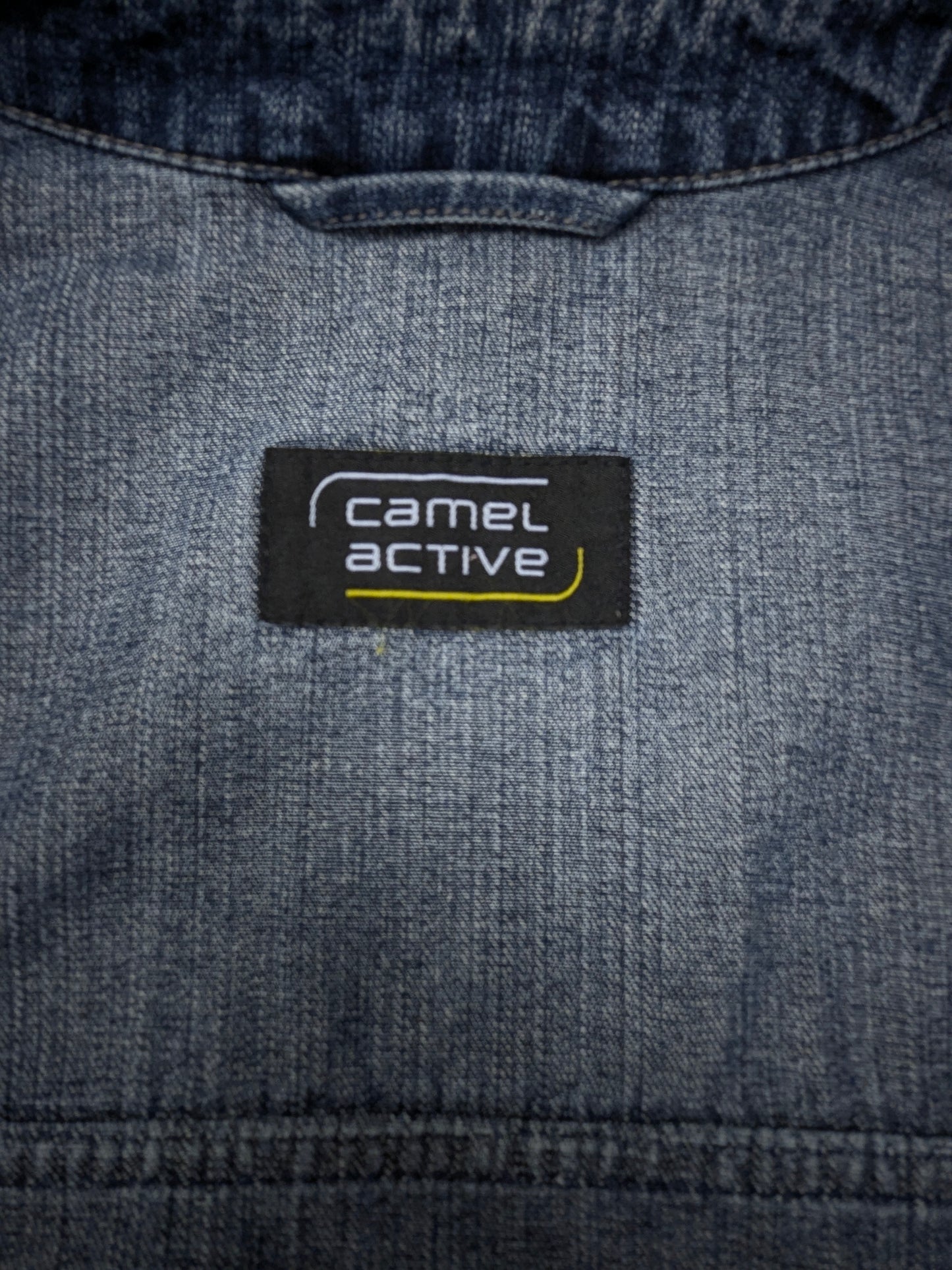 Camel Active jeans / spijker jack. Blauw gekleurd. Maat L.