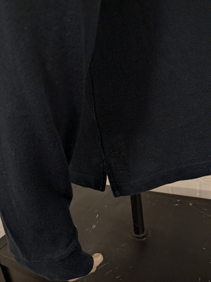 Burberry polo trui. Donker Blauw gekleurd. Maat XL. slim fit.