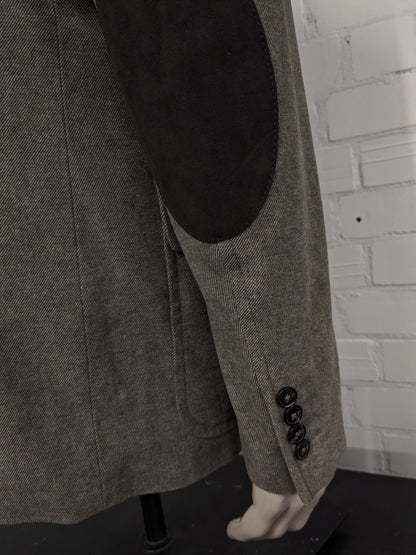 Fay Colbert met uitneembare bodywarmer. Bruin motief. Maat 54 / L.