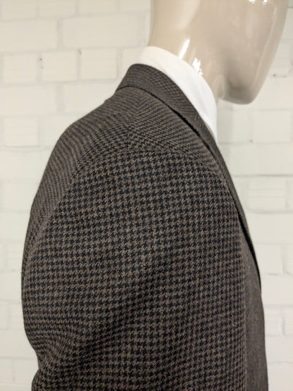Corneliani Cashmere / Wollen colbert. Bruin motief. Maat 52 / L.