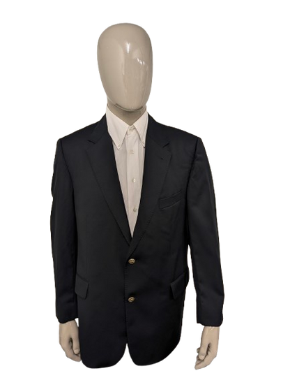 Vintage Burberry Wollen colbert. Donker Blauw met goudkleurige mooie knopen. Maat 27 (54/L).