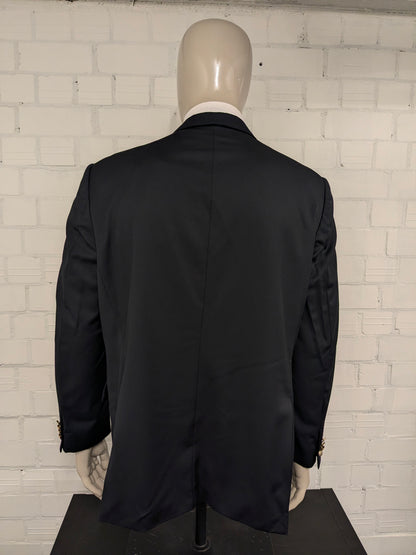 Vintage Burberry Wollen colbert. Donker Blauw met goudkleurige mooie knopen. Maat 27 (54/L).