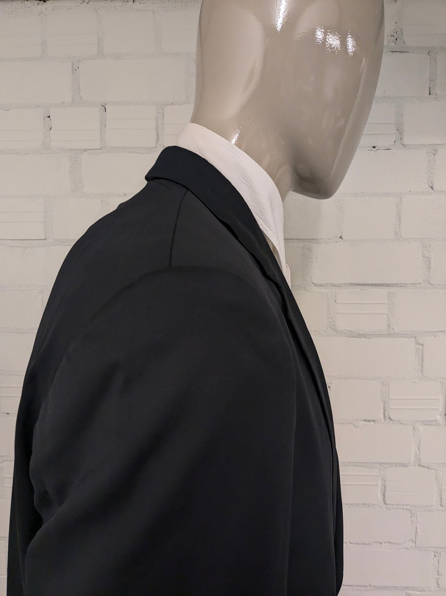 Vintage Burberry Wollen colbert. Donker Blauw met goudkleurige mooie knopen. Maat 27 (54/L).