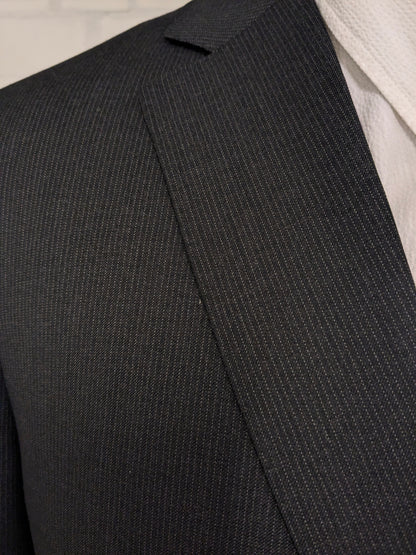 Suit Supply Wollen colbert. Grijs gestreept. Super 110's. Maat 28 (56 / XL).