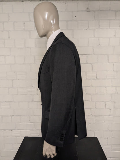 Suit Supply Wollen colbert. Grijs gestreept. Super 110's. Maat 28 (56 / XL).