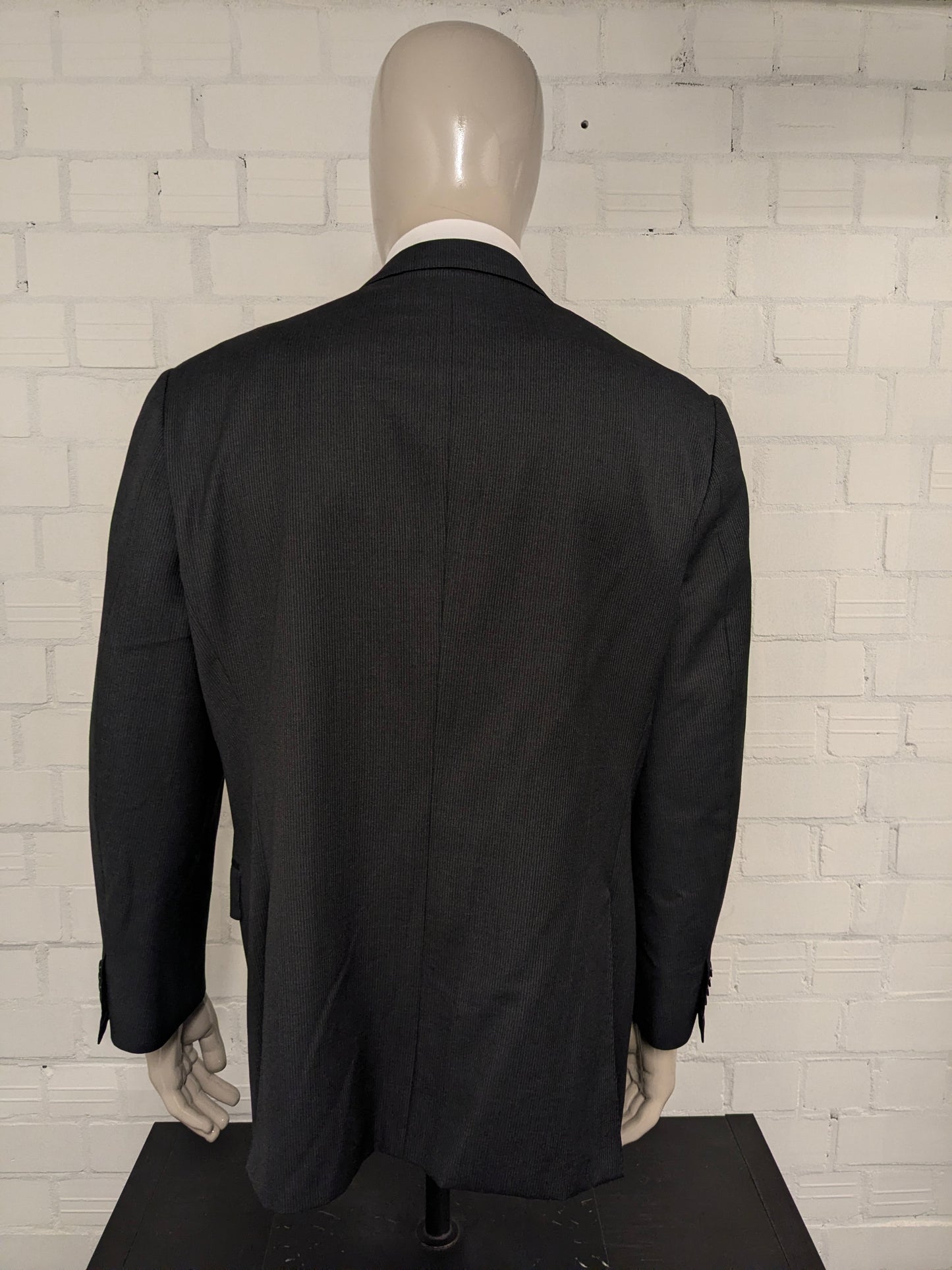 Suit Supply Wollen colbert. Grijs gestreept. Super 110's. Maat 28 (56 / XL).