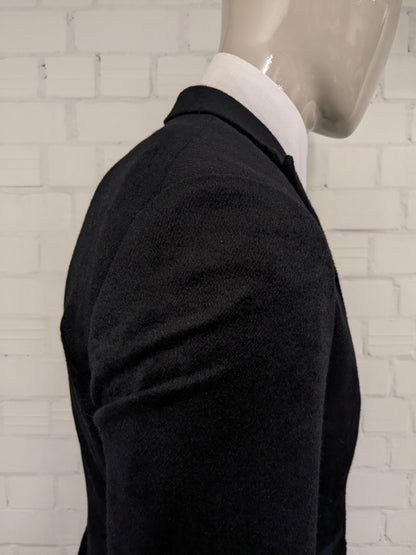 Hans Ubbink Velvet/ Fluweel look colbert. Zwart gekleurd. Maat 50 / M.