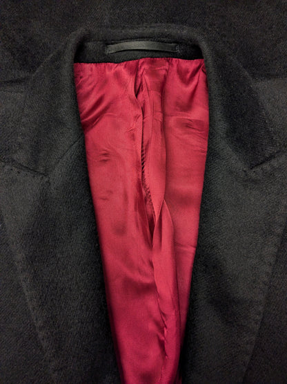 Hans Ubbink Velvet/ Fluweel look colbert. Zwart gekleurd. Maat 50 / M.