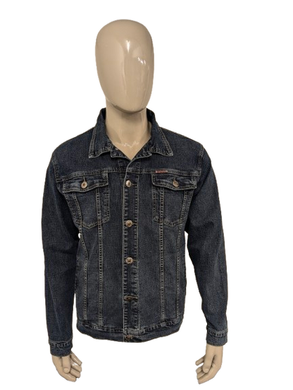 Vintage Birgrey Jeans - Jeansjacke. Dunkelblau gefärbt. Größe L.