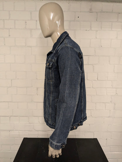 Vintage Birgrey Jeans - Jeansjacke. Dunkelblau gefärbt. Größe L.