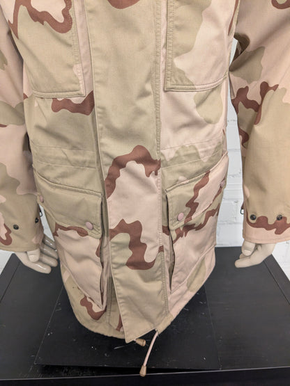 Leger / Army '98 jas / jack. Bruin Groene camouflage print. Maat L. zomer variant. geen voering.