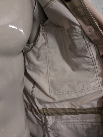 Leger / Army '98 jas / jack. Bruin Groene camouflage print. Maat L. zomer variant. geen voering.