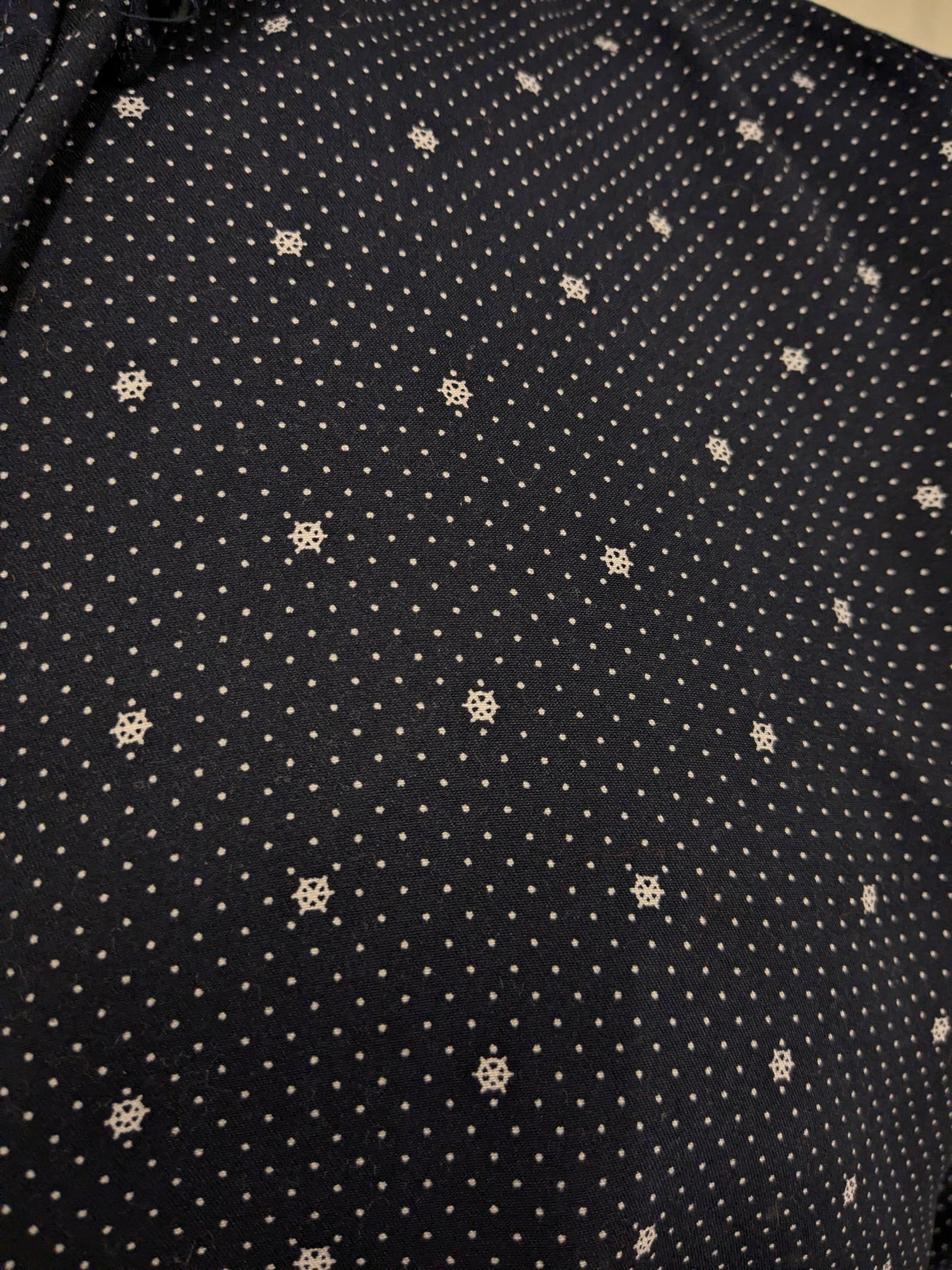 Red Jack overhemd. Donker Blauw Witte anker print. Maat L.