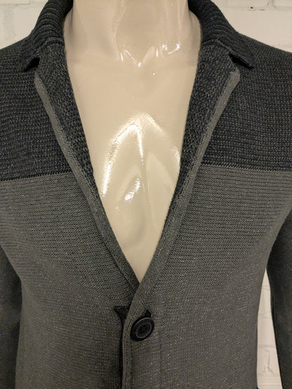 No Excess vest. Zwart Grijs gemêleerd. Maat L.