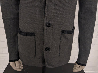 No Excess vest. Zwart Grijs gemêleerd. Maat L.