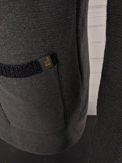 No Excess vest. Zwart Grijs gemêleerd. Maat L.