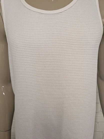 Lost Minds singlet. Wit motief. Maat L.