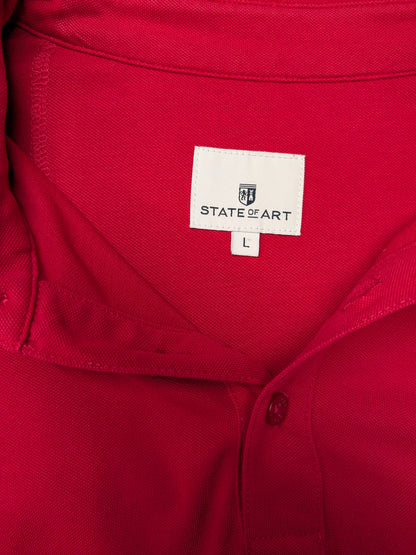 State of Art polo. Donker Roze gekleurd. Maat L.