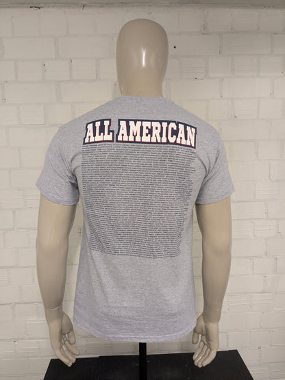 USA 2022 Softball shirt. Grijs met opdruk. Maat M.