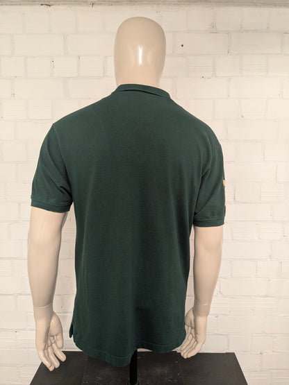 U.S. Polo Assn polo. Donker Groen gekleurd. Maat L.