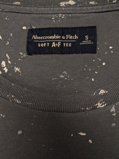 Abercrombie & Fitch longsleeve. Grijs Wit motief. Maat S.