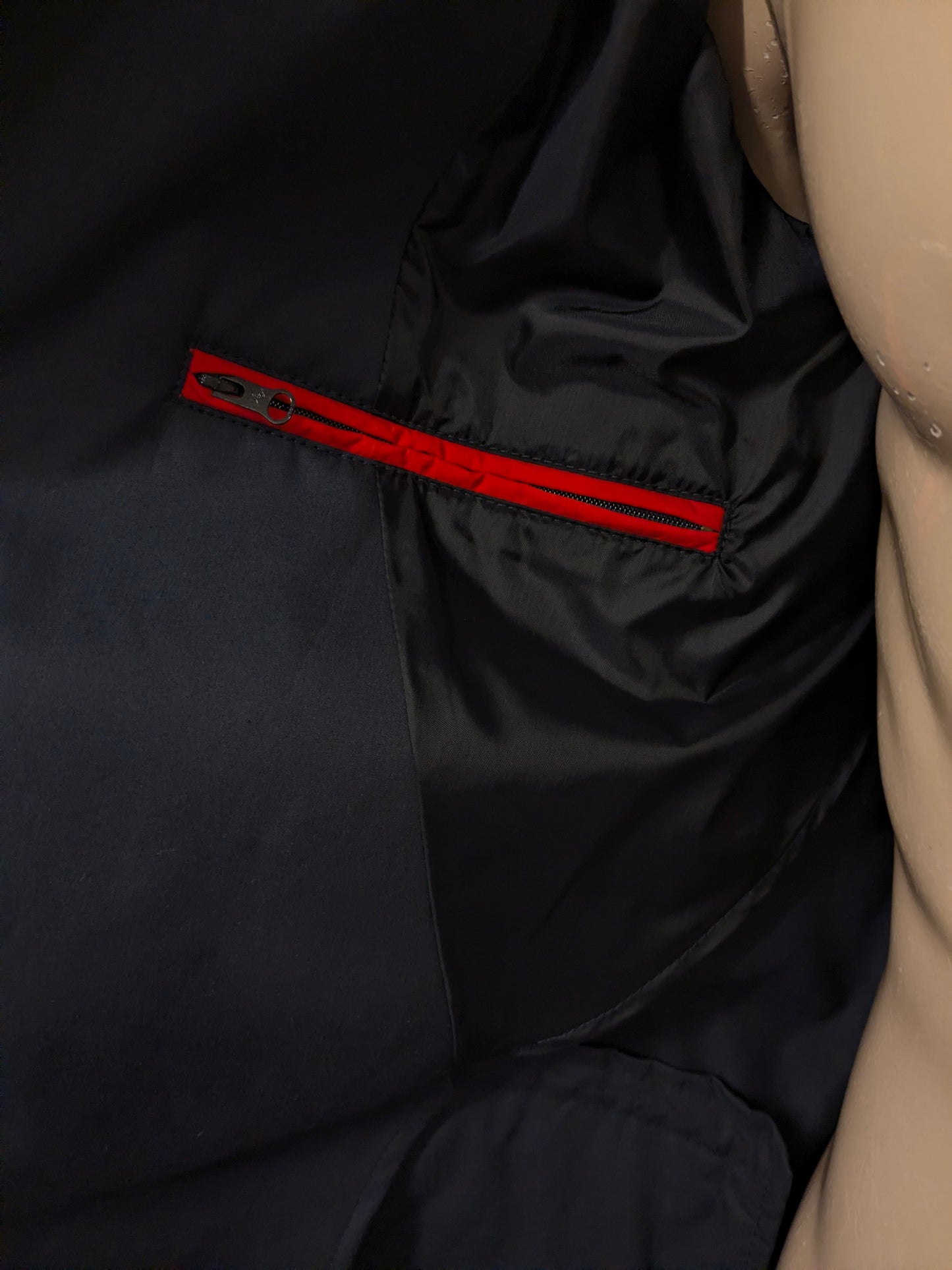 Fay Halflange tussen jas. Donker Blauw gekleurd. Maat XL.