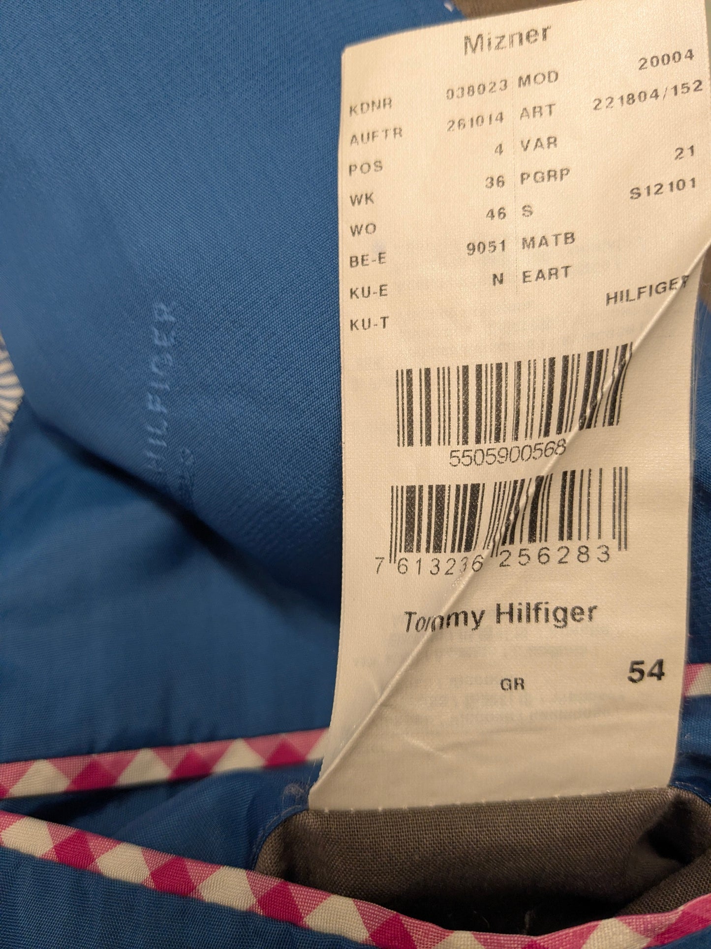 Tommy Hilfiger tailored Linnen colbert. Bruin gekleurd. Maat 54 / L.