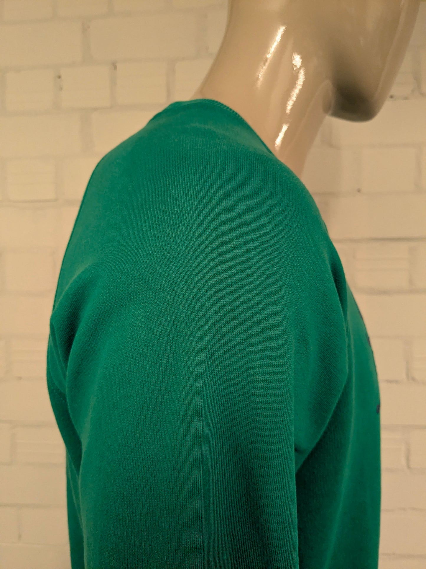 Scotch & Soda trui. Groen met opdruk. Maat L.