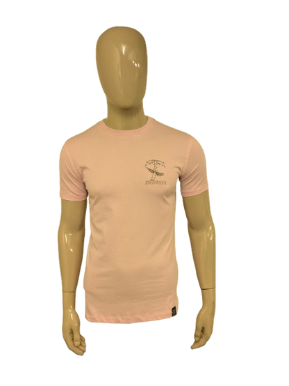 Kultivate shirt. Roze met opdruk. Maat XS.