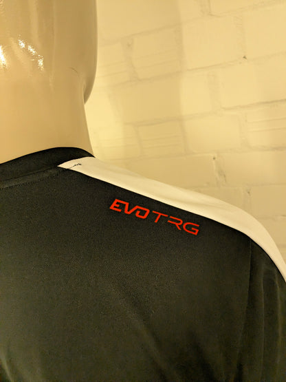 Puma "Evo TRG"sport shit. Rood Wit Zwarte print. Maat XL.